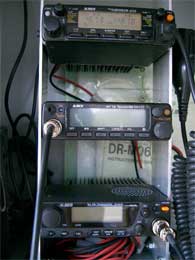 Amateur radions in trailer